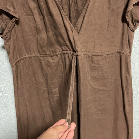 Boden 100% Linen Midi Dress 18L - Picture 4 of 6